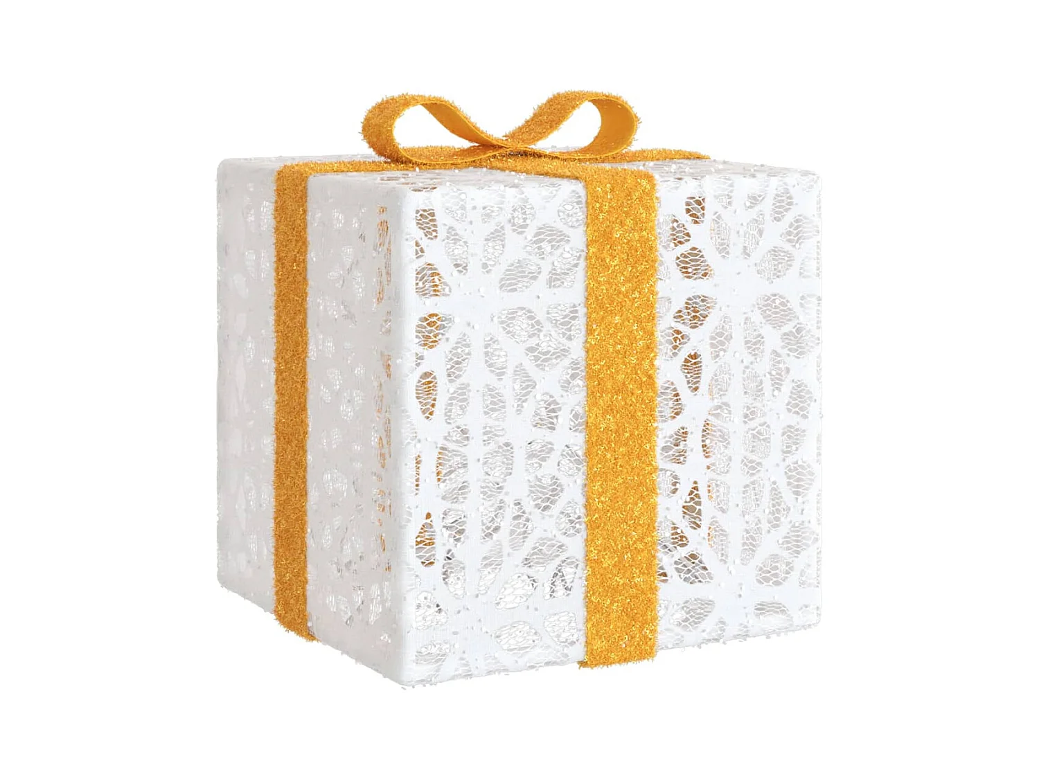 Boîtes de Noël lumineuses 3 pcs 64 LED blanc chaud