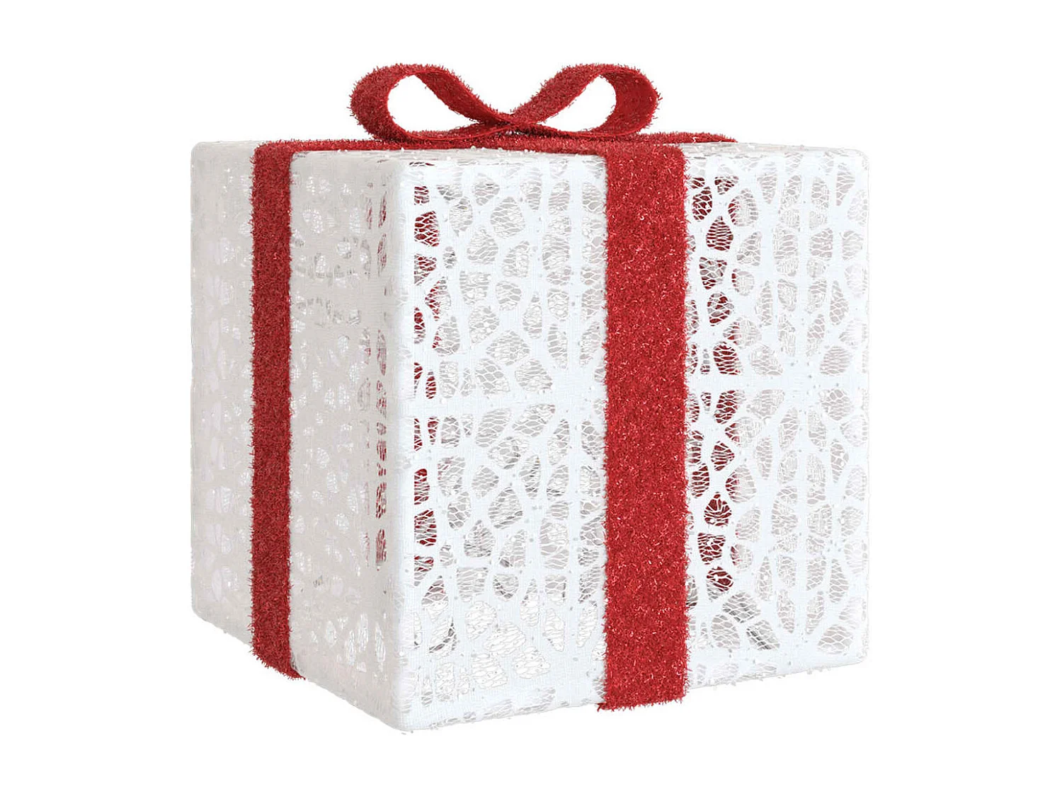 Boîtes de Noël lumineuses 3 pcs 64 LED blanc chaud