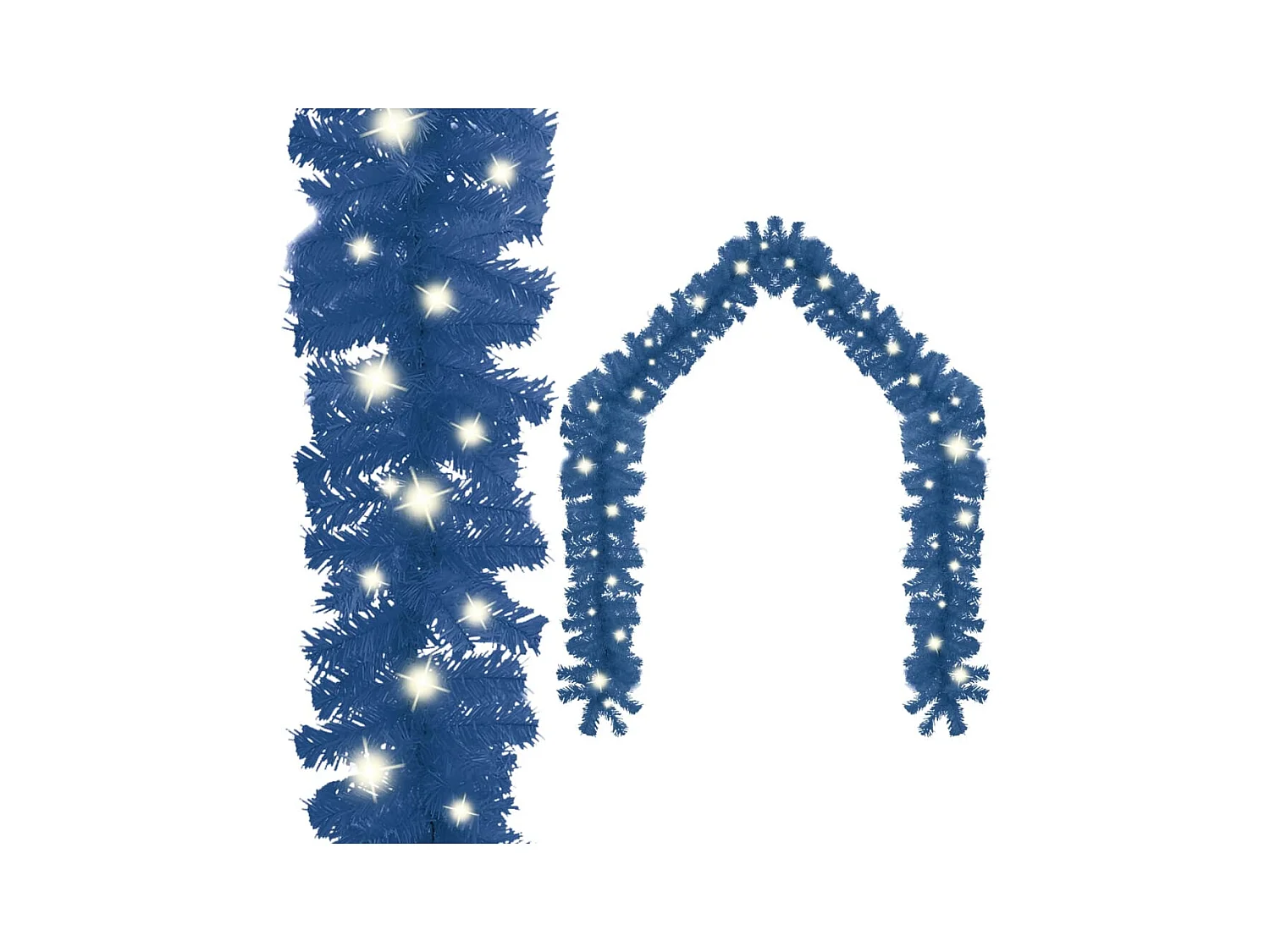 Guirlande de Noël avec lumières LED 5 m Bleu