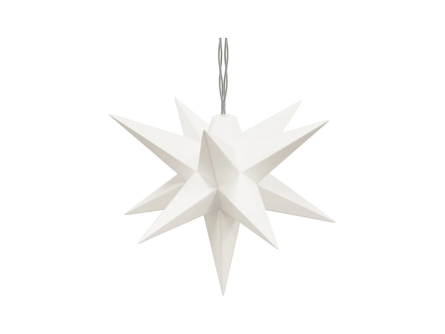 Luce natalizia 10 LED bianca 10 cm