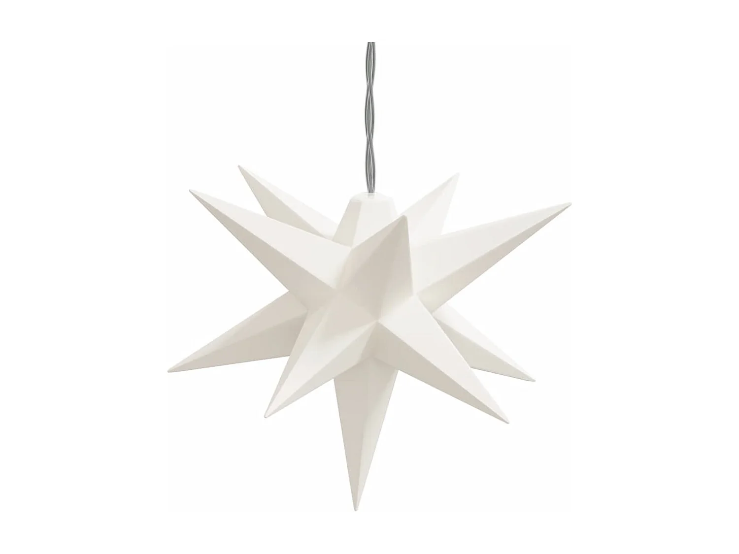 Luce natalizia 10 LED bianca 10 cm