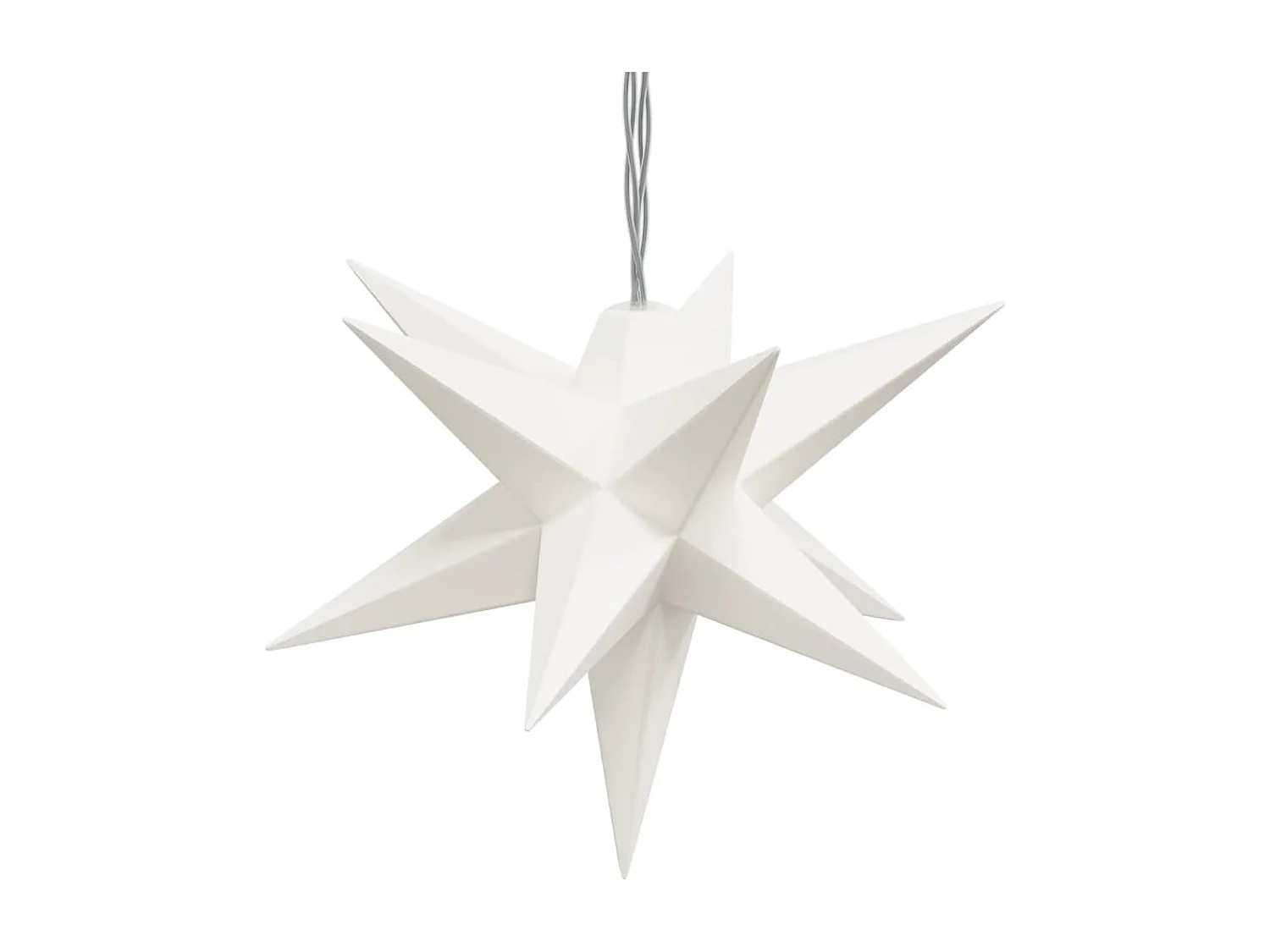 Luce natalizia 10 LED bianca 10 cm