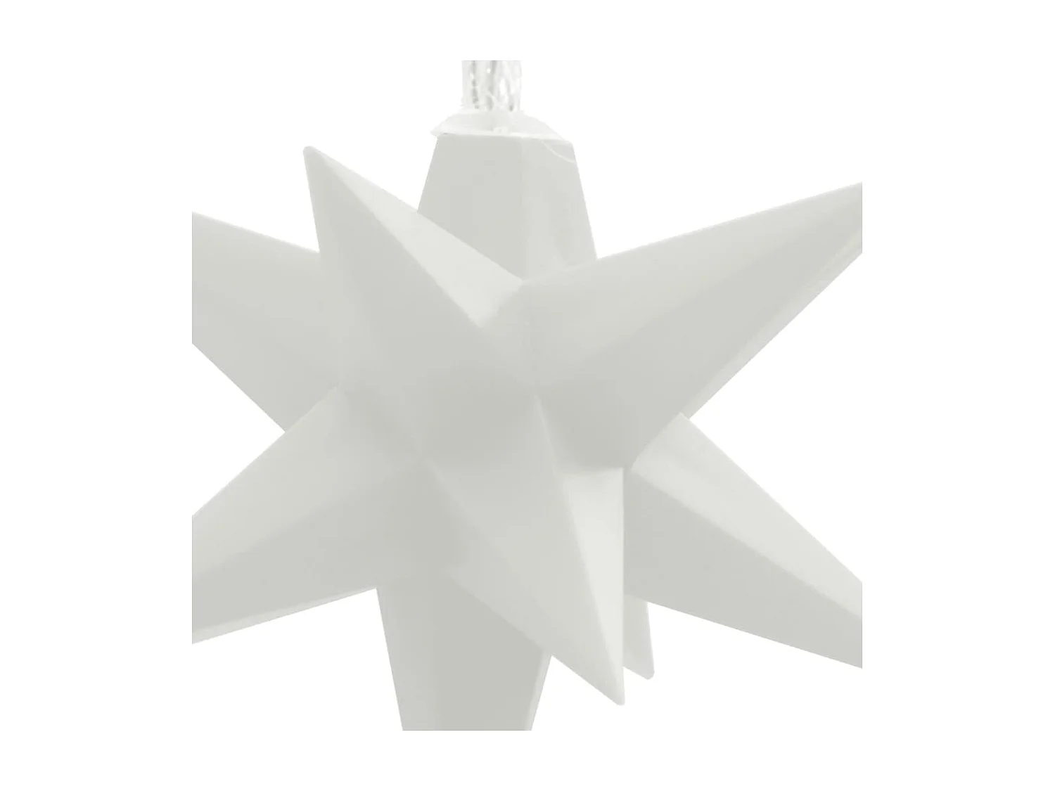 Luce natalizia 10 LED bianca 10 cm