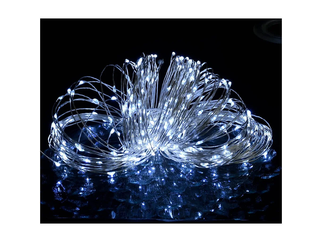 LED-Girlande mit 300 kaltweißen LEDs 30 m