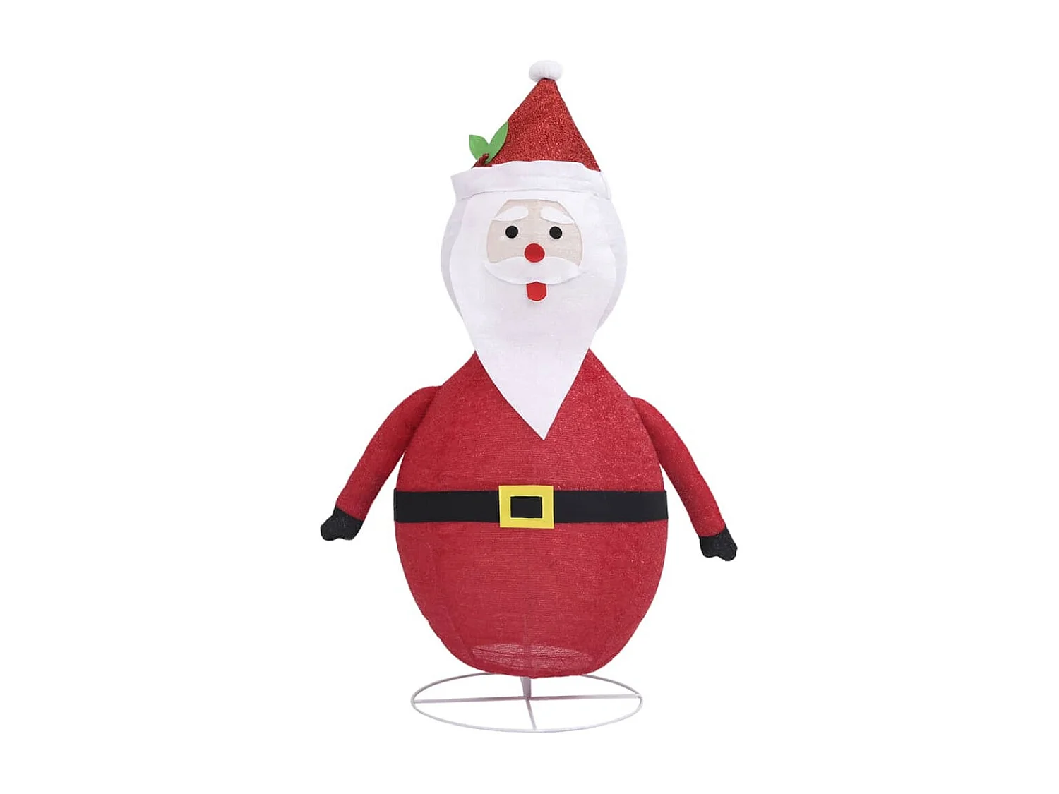 Décoration de Noël Figurine Père Noël LED Tissu de luxe 60 cm