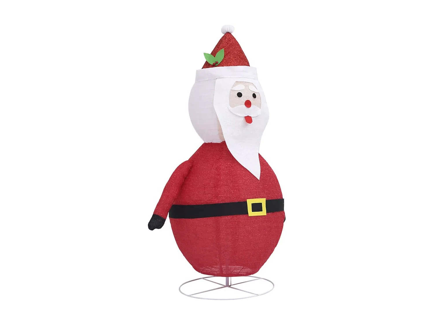 Décoration de Noël Figurine Père Noël LED Tissu de luxe 60 cm