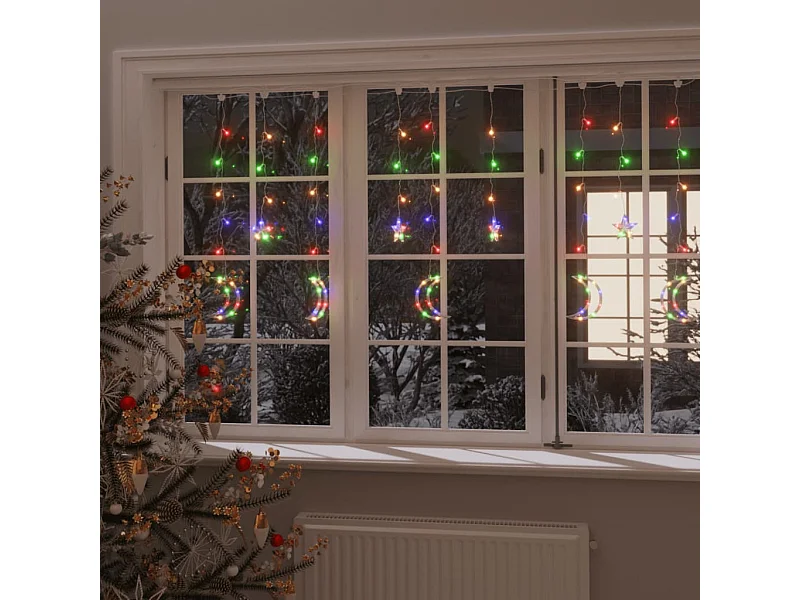 Ster- en maanlichtsnoer met afstandsbediening 138 LED