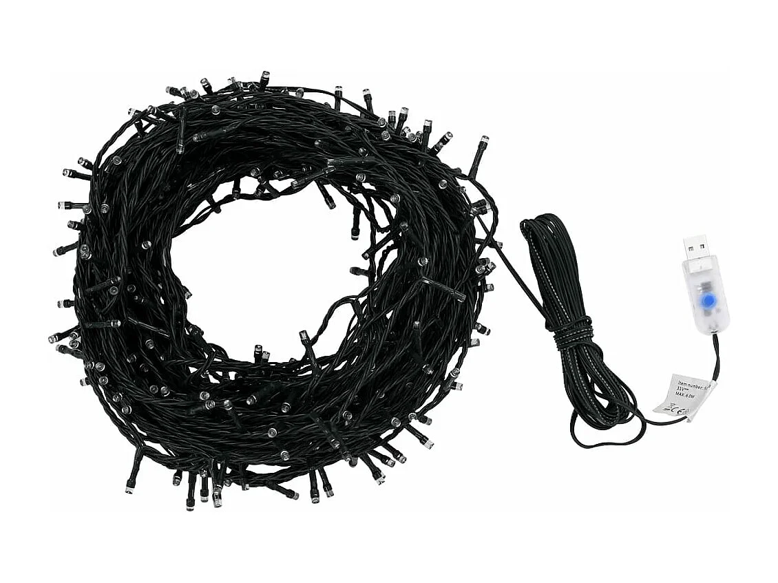 Guirlande lumineuse 400 LED Int/Ext 40 m Blanc froid