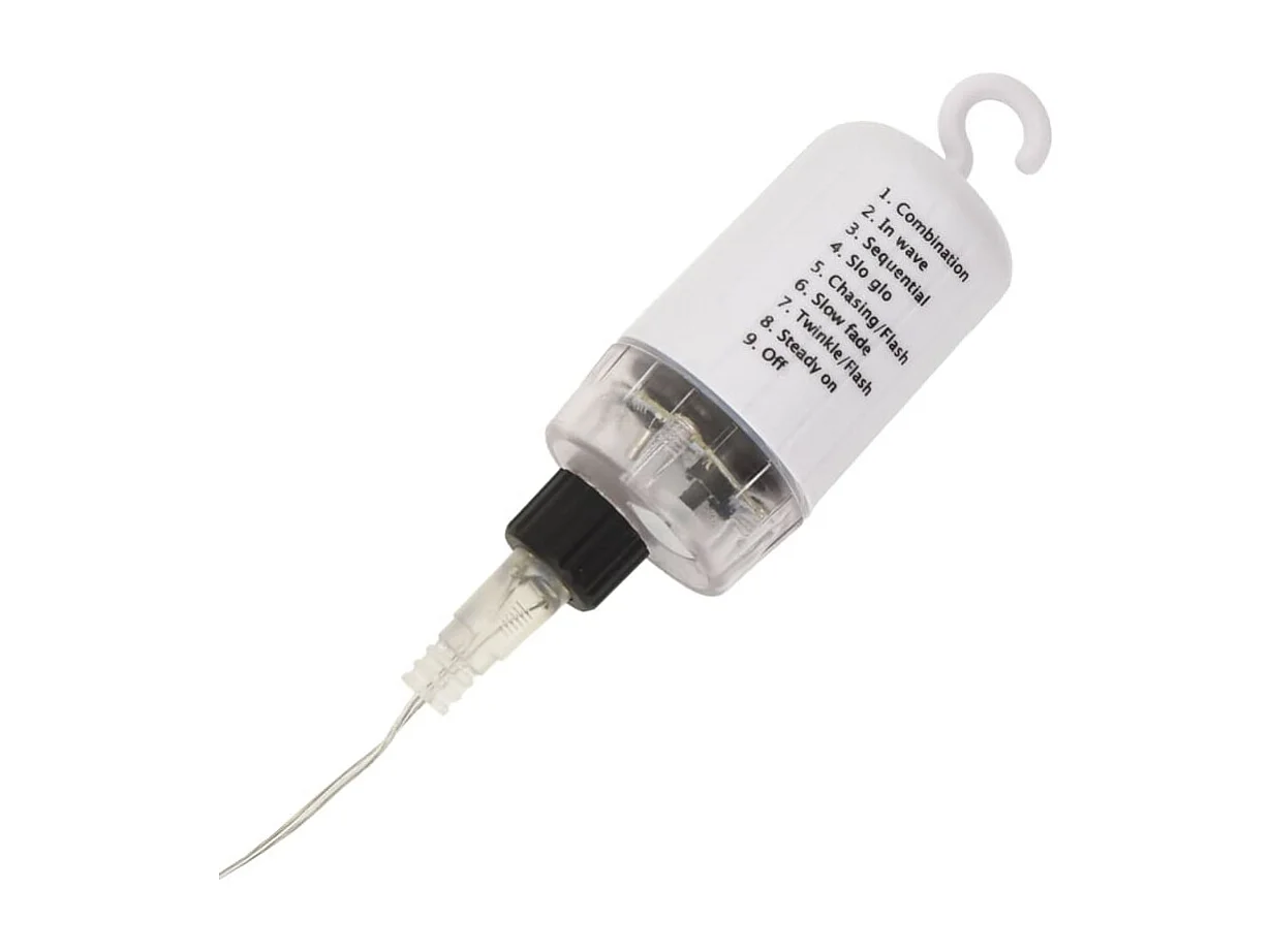 Stella di Natale radiante 140 LED 8 pz bianco freddo 17 cm