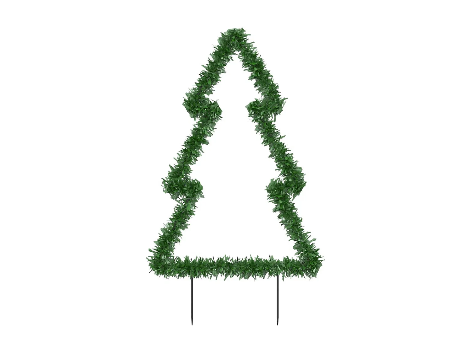 Décoration lumineuse arbre de Noël avec piquets 80 LED 60 cm