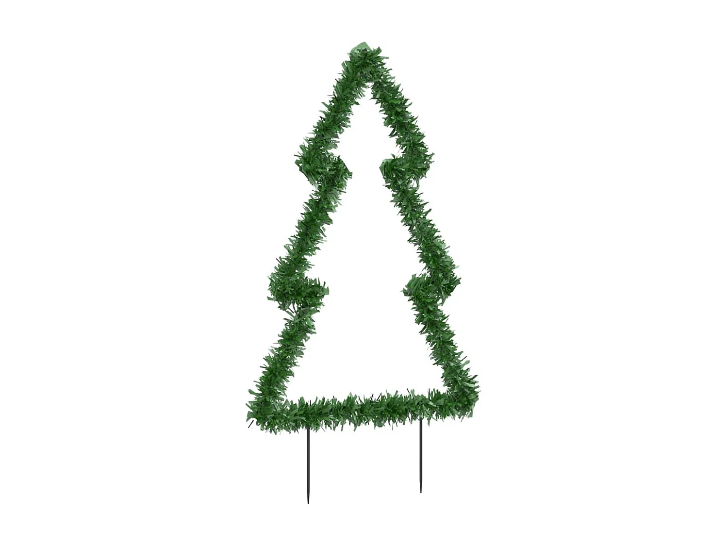 Decorazione luminosa per albero di Natale con 80 picchetti LED da 60 cm