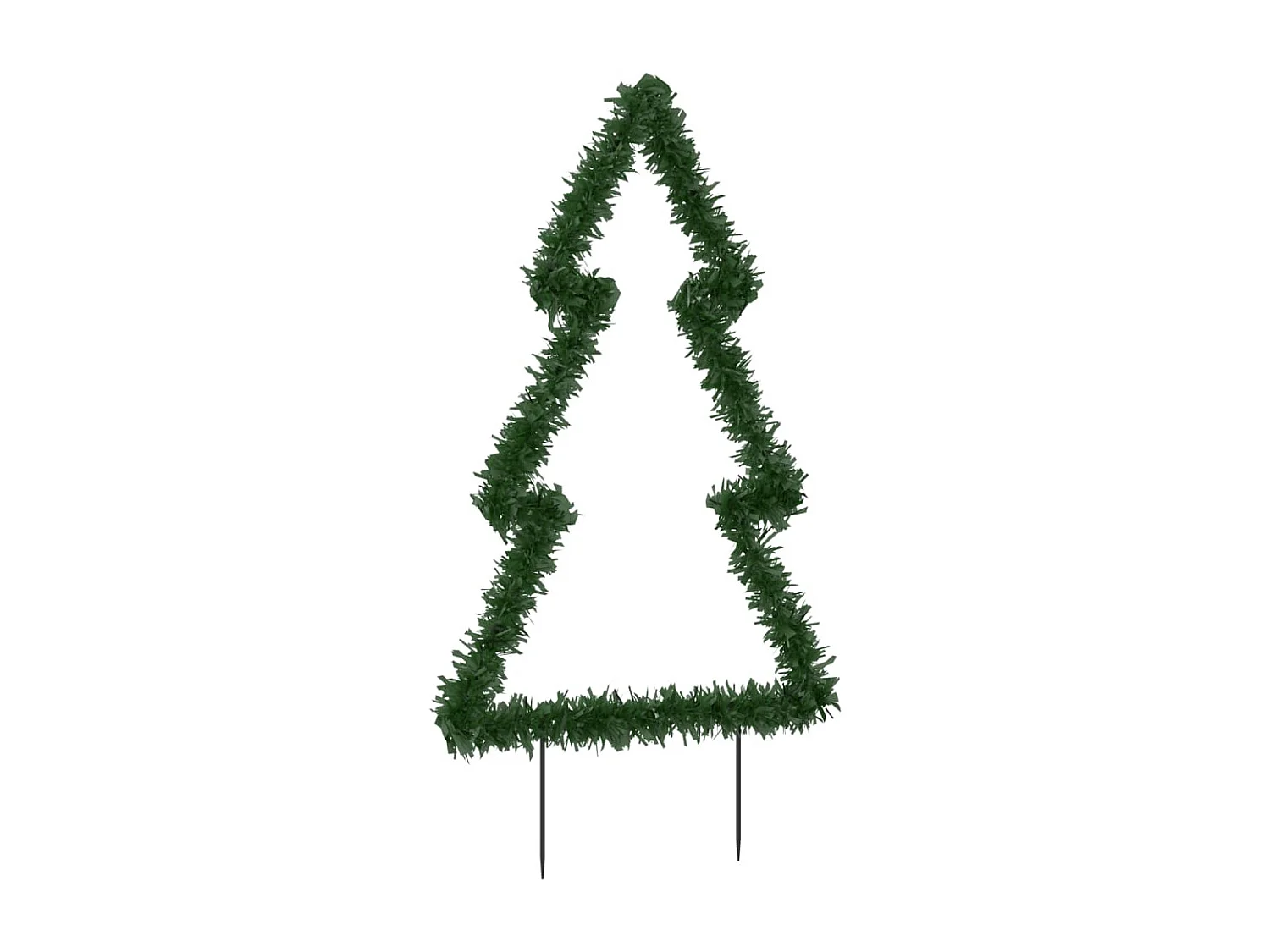 Decorazione luminosa per albero di Natale con 80 picchetti LED da 60 cm