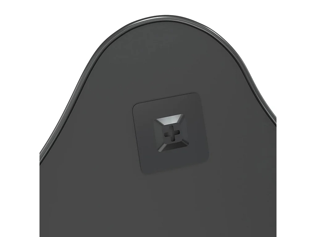 Espejo de pared negro 50x40 cm