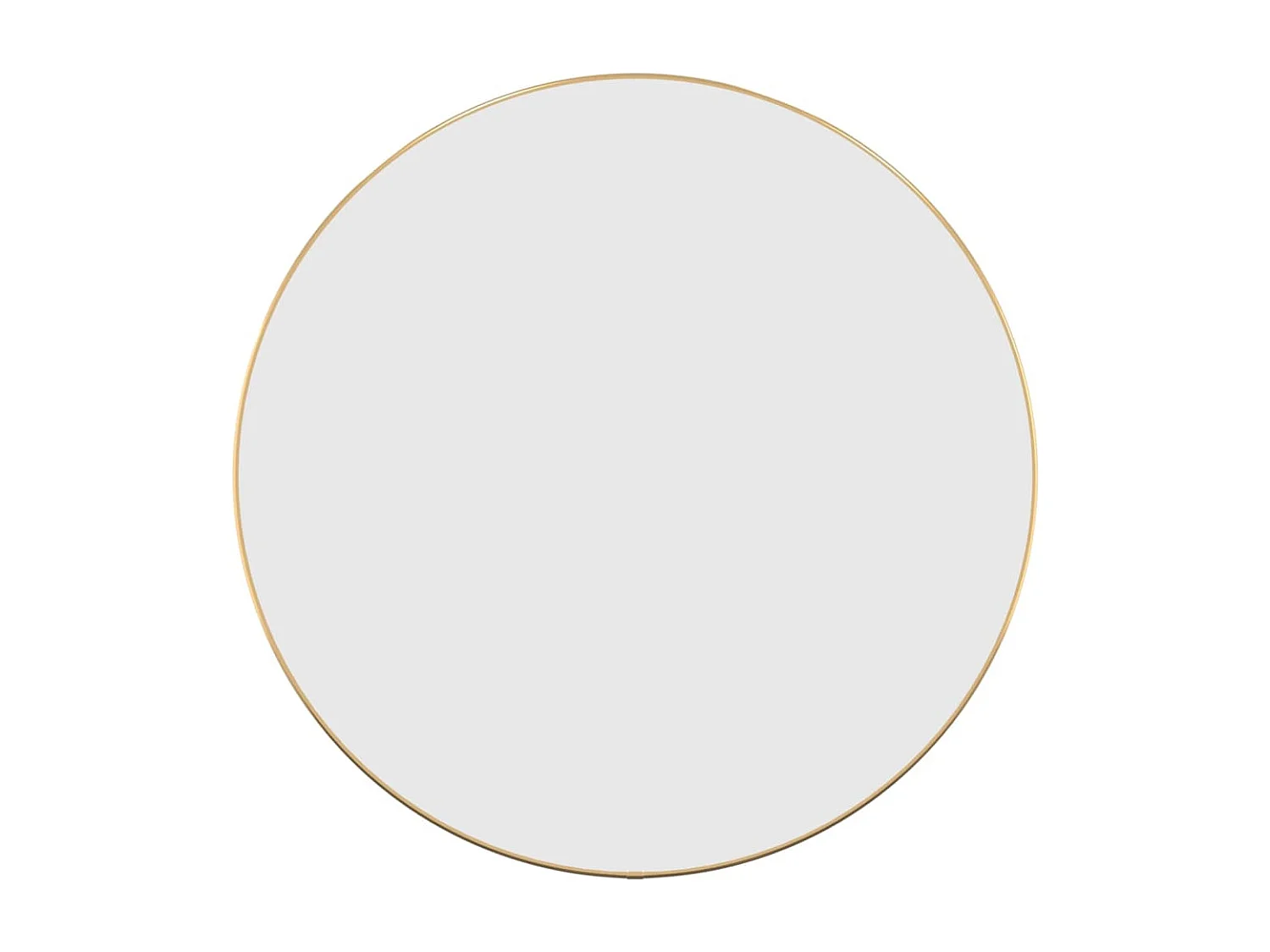 Miroir mural Doré Ø 60 cm Rond