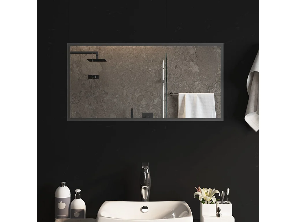 Specchio da Bagno con Luci LED 40x80 cm