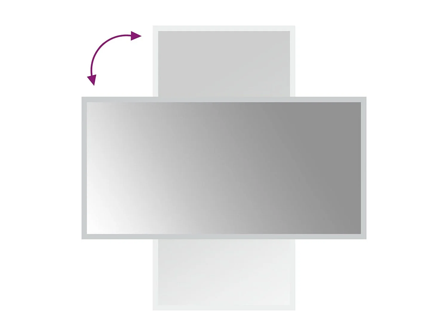 Specchio da Bagno con Luci LED 40x80 cm