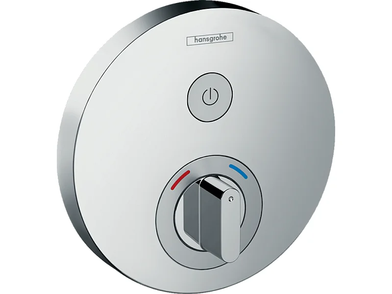 HANSGROHE Facade pour mitigeur mécanique encastré ShowerSelect S avec robinet d'arrêt chromé