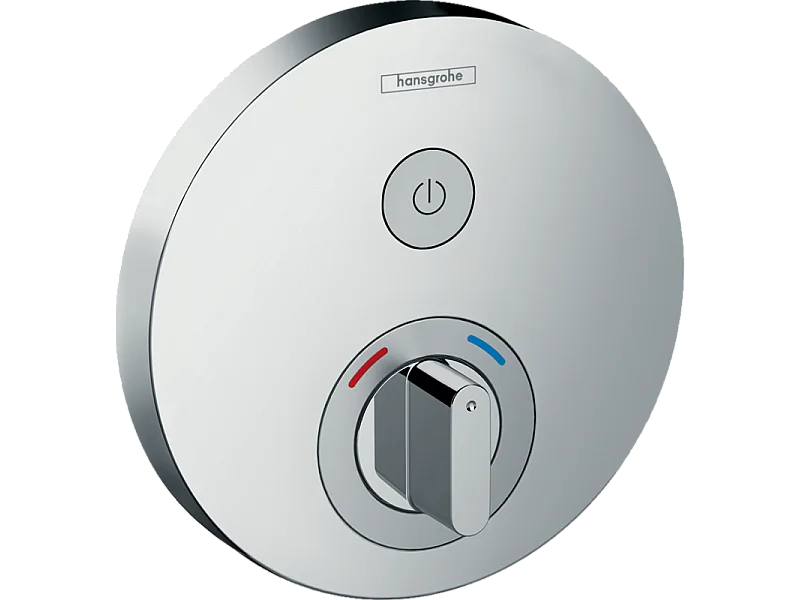 HANSGROHE Front for ShowerSelect S mezclador mecánico empotrado con válvula de cierre cromada
