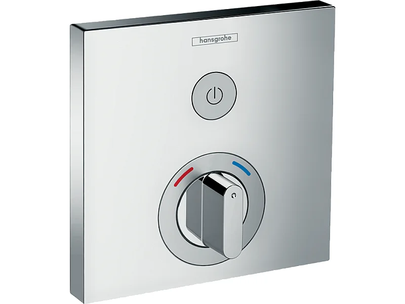 HANSGROHE Front for ShowerSelect mezclador mecánico empotrado con válvula de cierre cromada