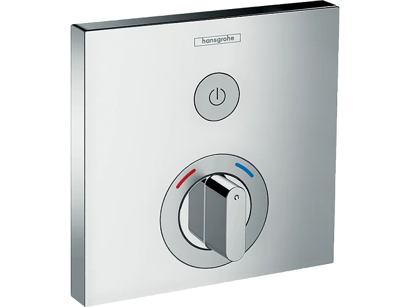 HANSGROHE Front for ShowerSelect mezclador mecánico empotrado con válvula de cierre cromada