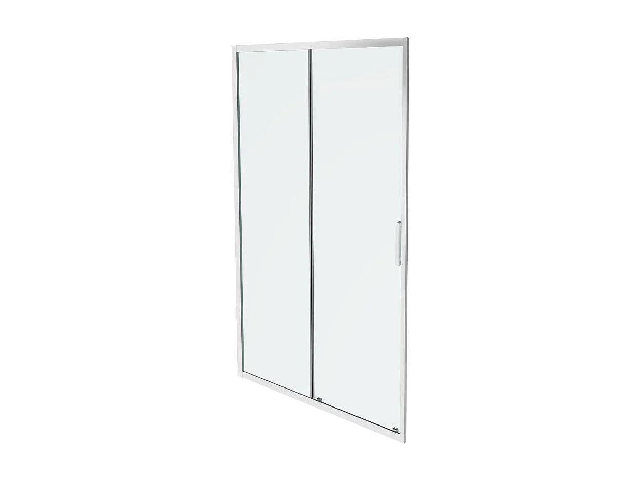 Paroi de douche JACOB DELAFON L'ingénieuse porte coulissante, installation niche 160 x 200