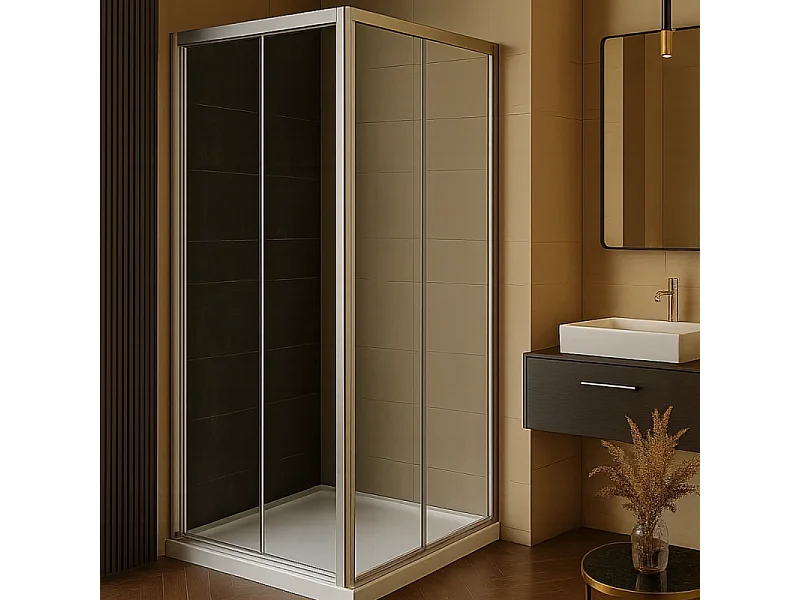 Paroi d'angle coulissante Jacob Delafon Serenity 190 x 80 cm