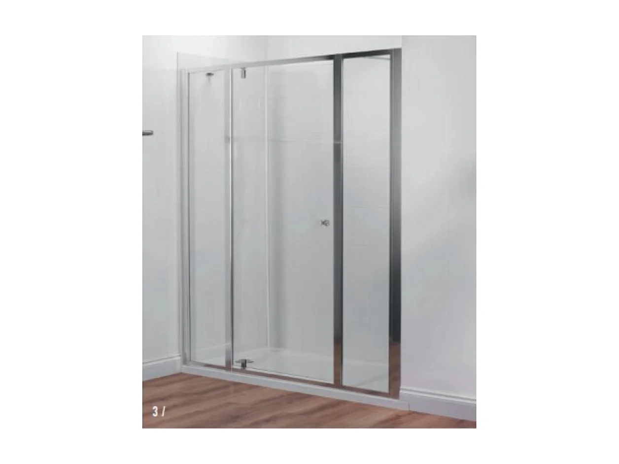 Porte de douche 190 x 90 cm JACOB DELAFON Serenity pivotante et silencieuse