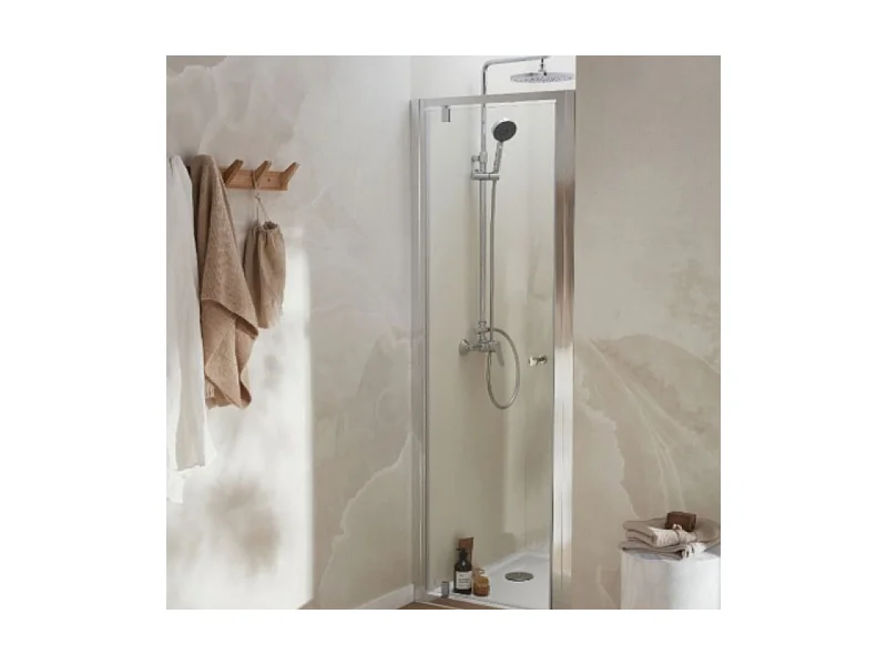 Porte de douche JACOB DELAFON Serenity, pivotante et silencieuse 190 x 80 cm
