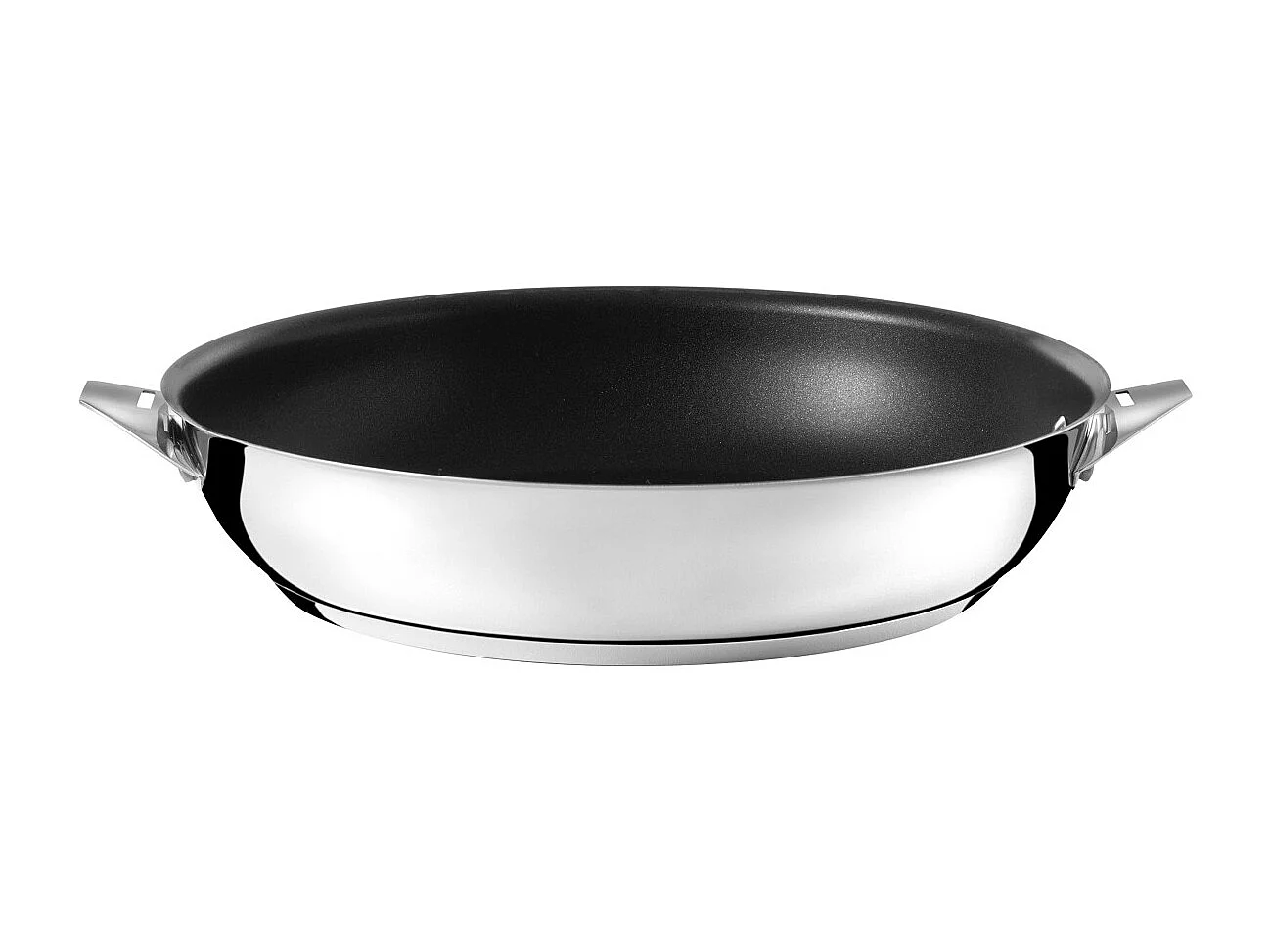 Eclipse - Lot de 3 poêles 20-24-28 cm avec revêtement céramique et poignée amovible inox