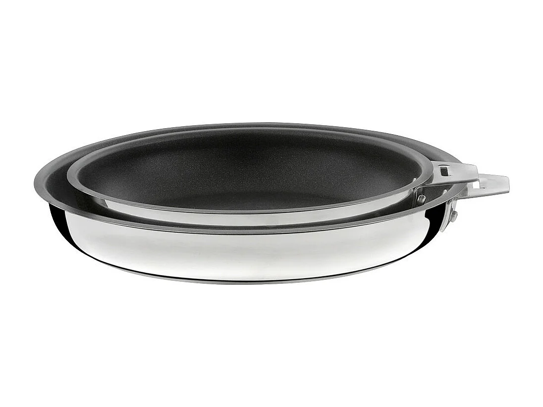 Malice - Lot 6 pièces - 3 casseroles, 2 poêles revêtement céramique et 1 poignée noire