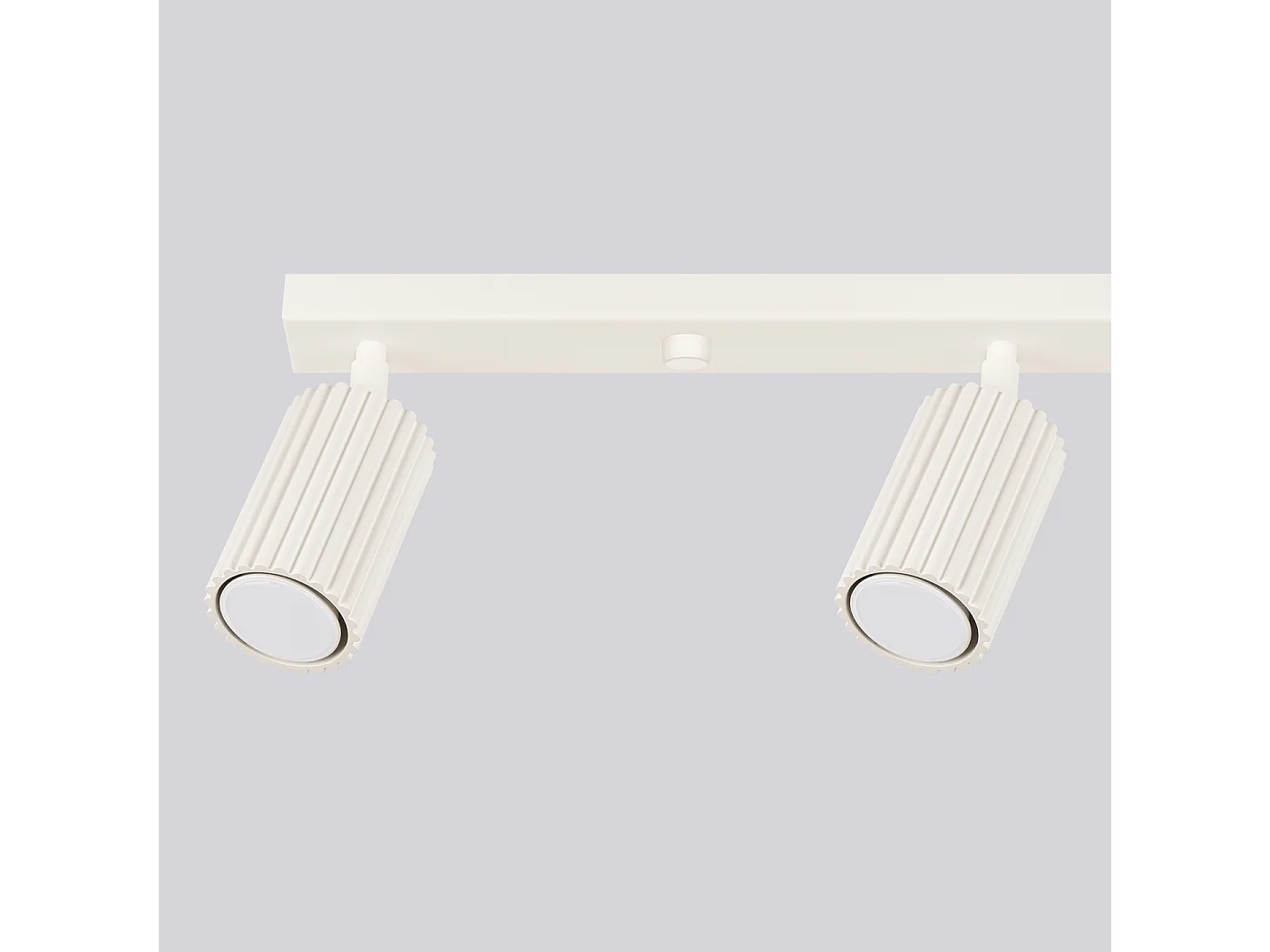 Deckenleuchte KARBON minimalistisch aus  Aluminium - 4 lichtquellen - L.81 x H. cm - Beige