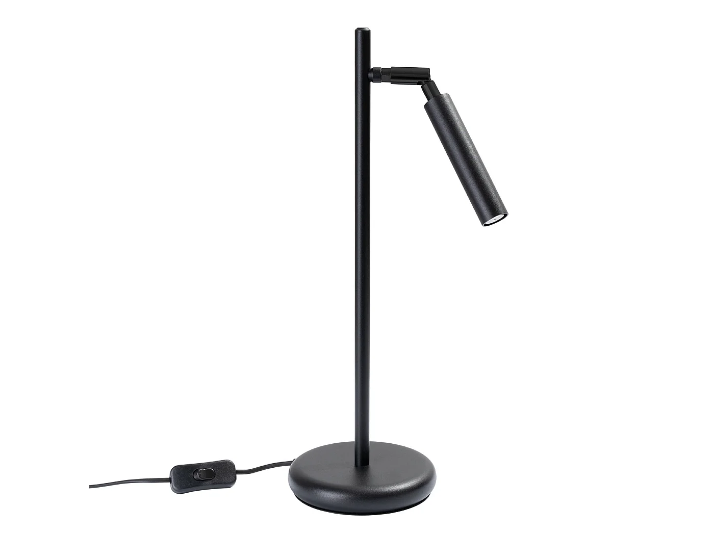 Lámpara de escritorio PASTELO moderno de acero - 1 fuentes luminosas - L.14 x A.43 cm - negro