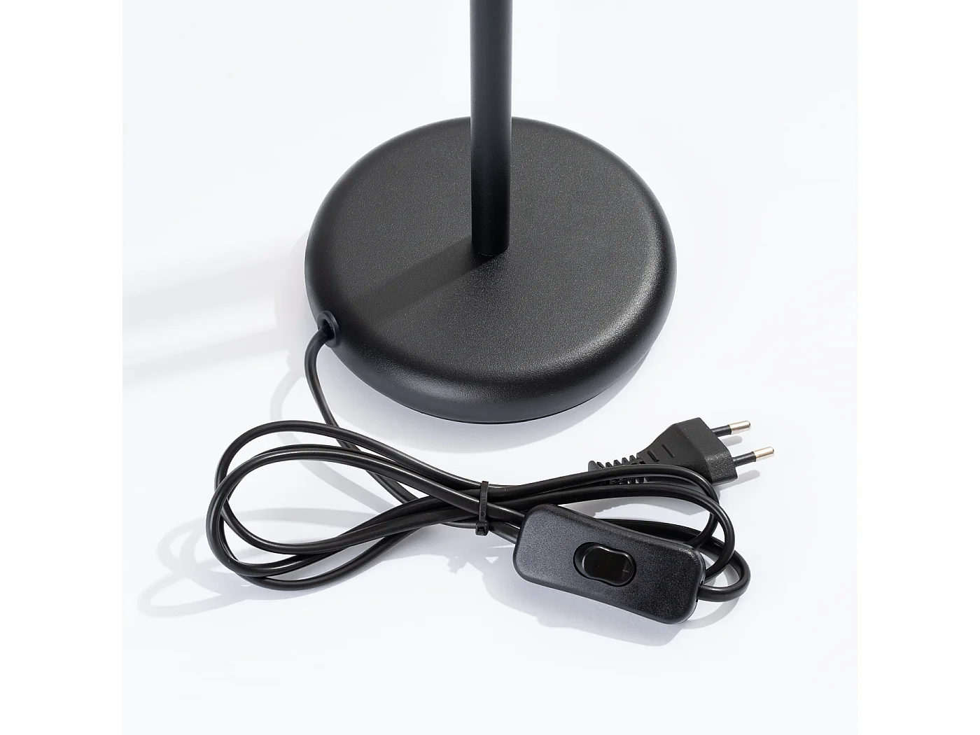 Lámpara de escritorio PASTELO moderno de acero - 1 fuentes luminosas - L.14 x A.43 cm - negro