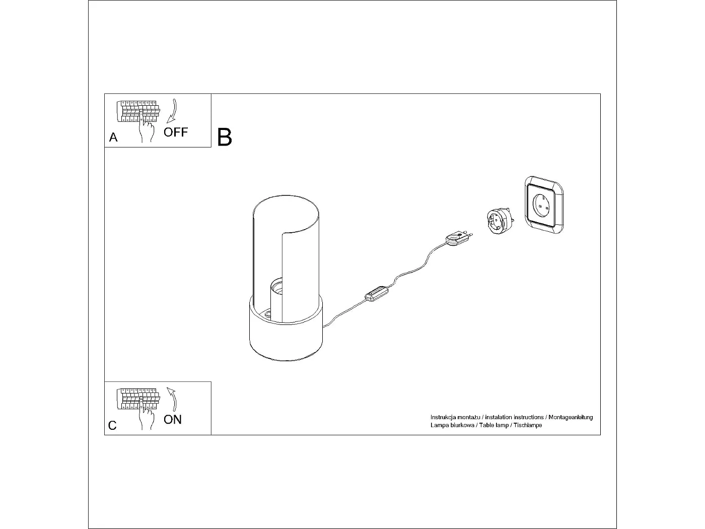 Lampe De Bureau Flash Minimaliste En Acier - 1 Sources Lumineuses - L.10 X H.21 Cm - Blanc