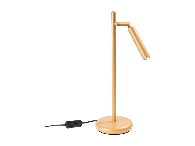 Schreibtischlampe Pastelo Modern Aus  Stahl - 1 Lichtquellen - L.14 X H. Cm - Golden