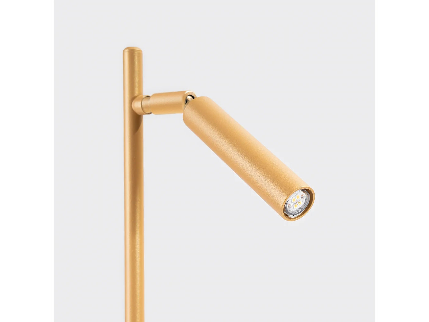 Lampe De Bureau Pastelo Moderne En Acier - 1 Sources Lumineuses - L.14 X H.43 Cm - Doré