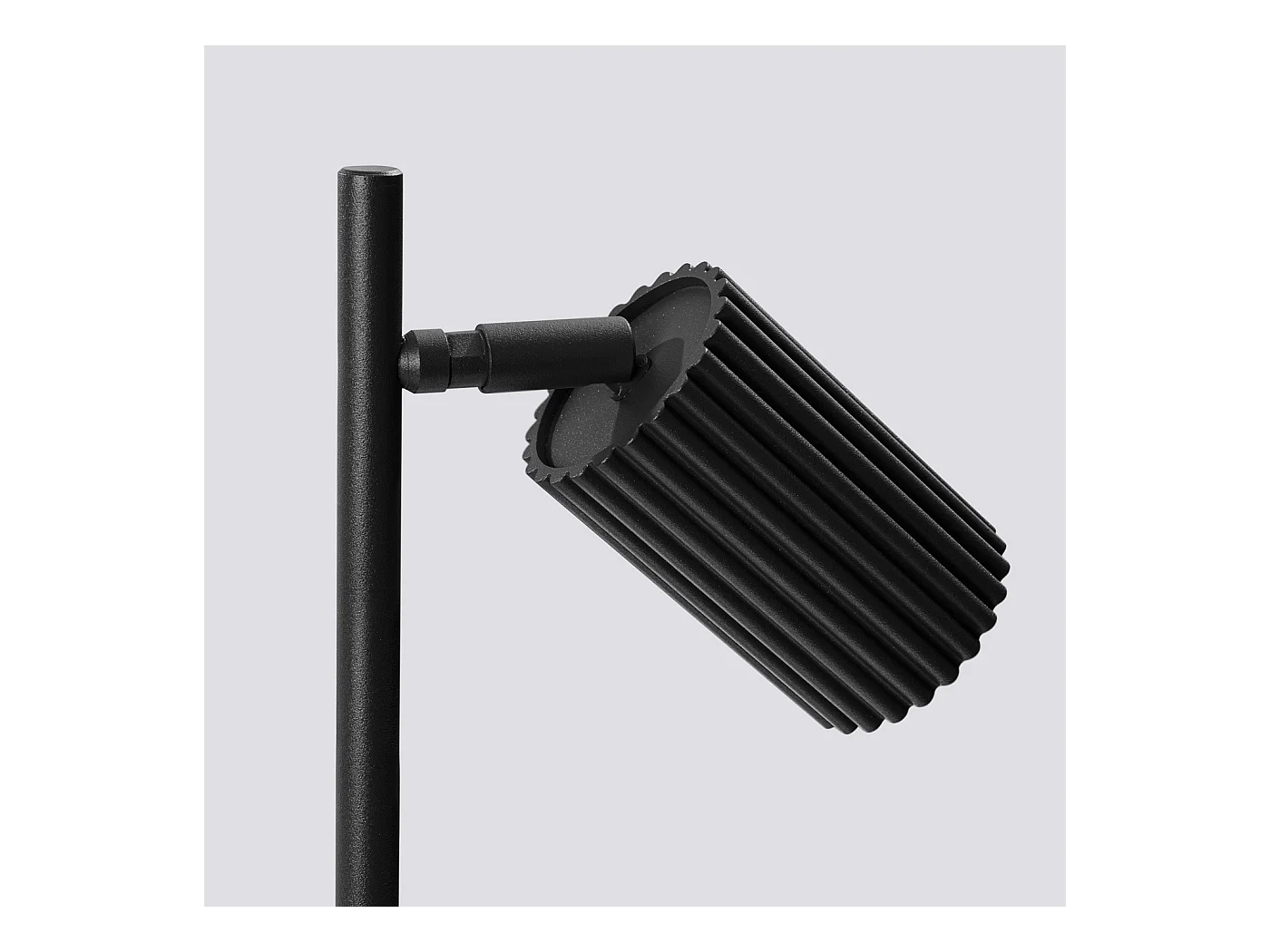 Lampe De Bureau Karbon Minimaliste En Aluminium - 1 Sources Lumineuses - L.14,5 X H.43 Cm - Noir