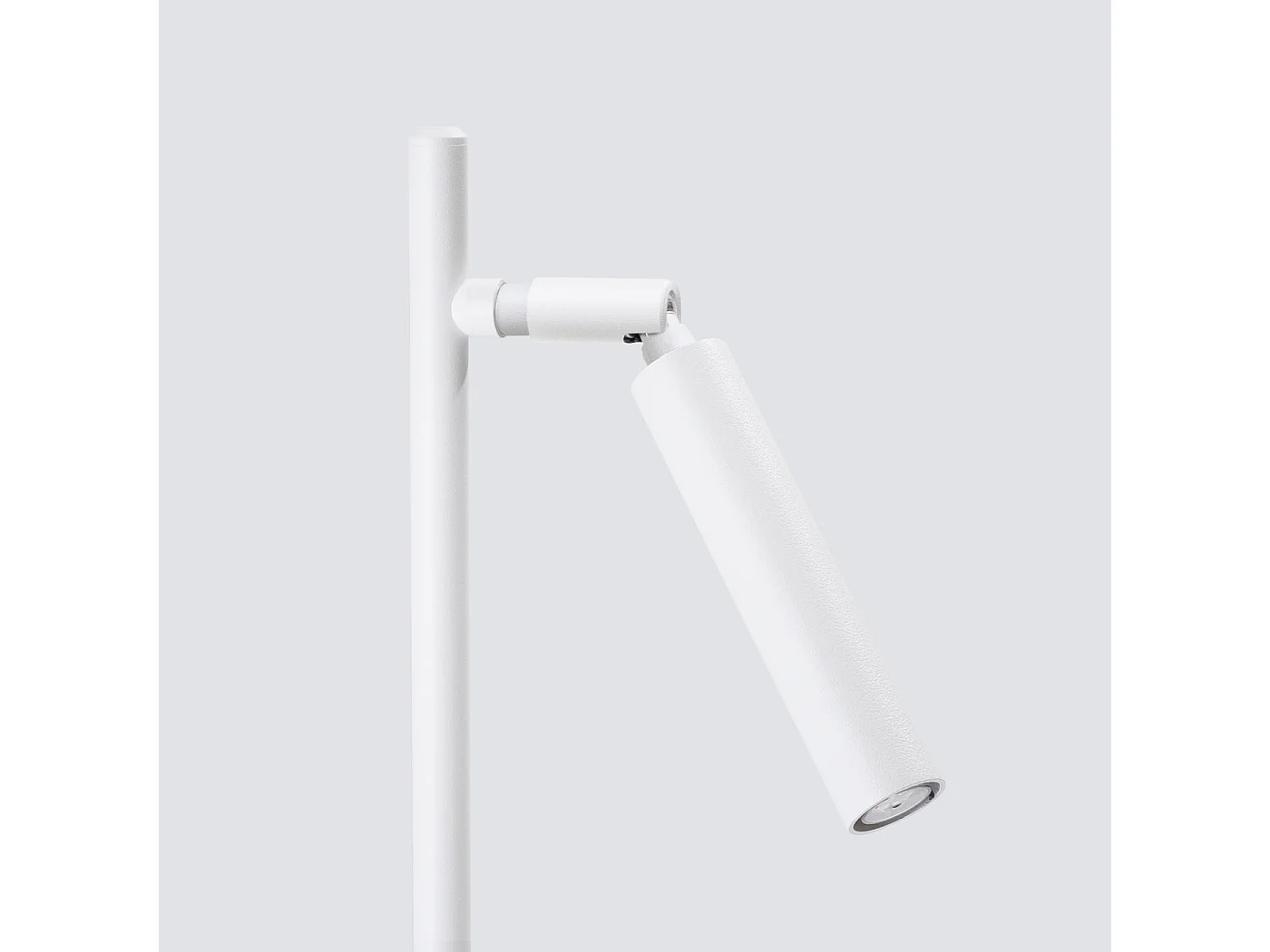 Lampe De Bureau Pastelo Moderne En Acier - 1 Sources Lumineuses - L.14 X H.43 Cm - Blanc