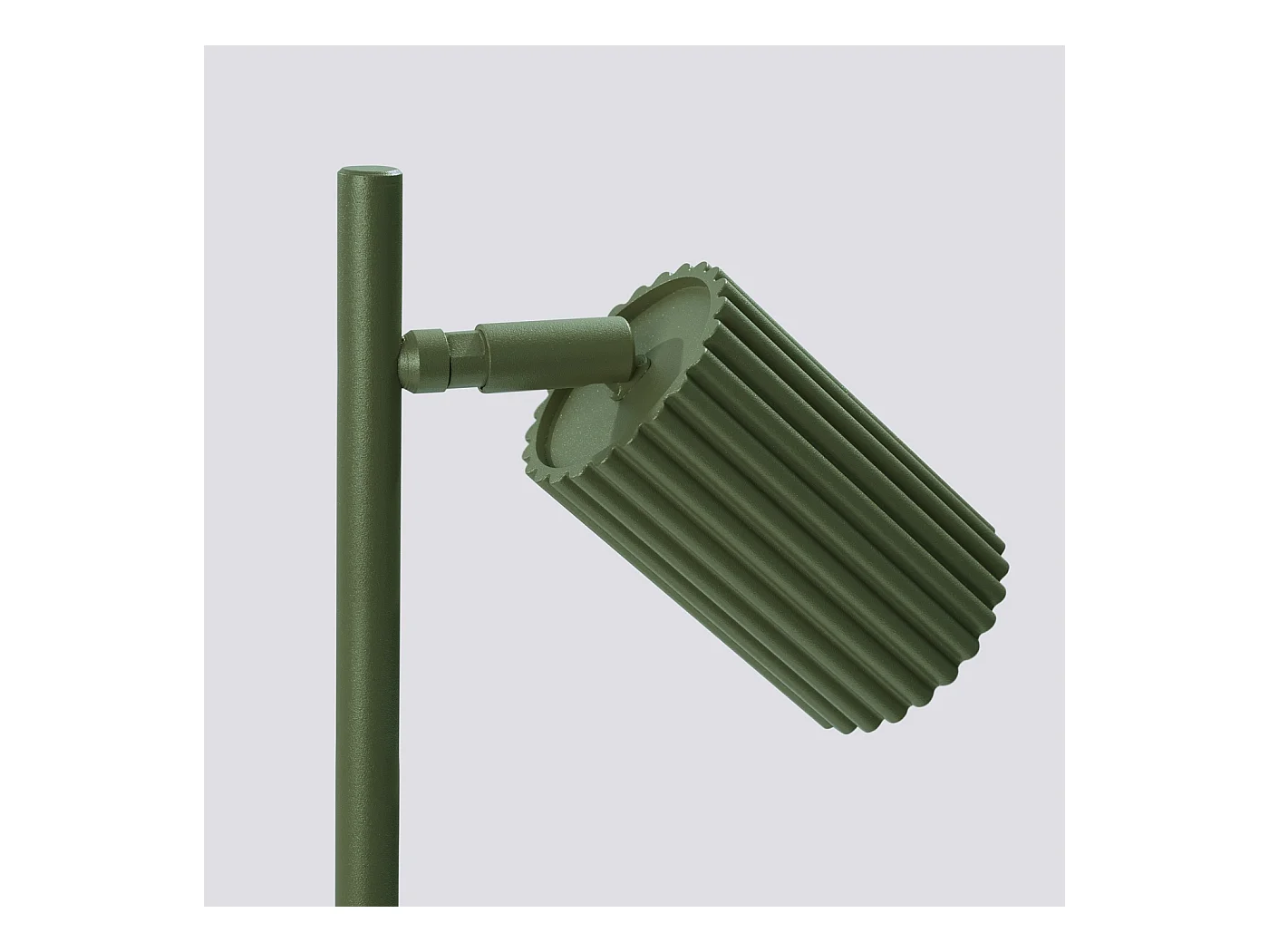 Schreibtischlampe Karbon Minimalistisch Aus  Aluminium - 1 Lichtquellen - L.14,5 X H. Cm - Olivgrün