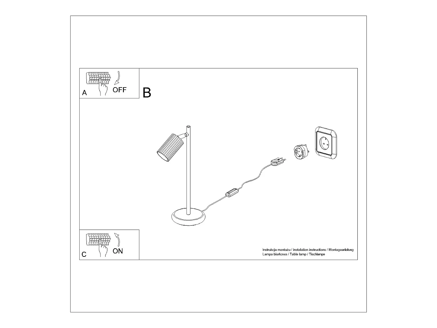 Schreibtischlampe Karbon Minimalistisch Aus  Aluminium - 1 Lichtquellen - L.14,5 X H. Cm - Olivgrün