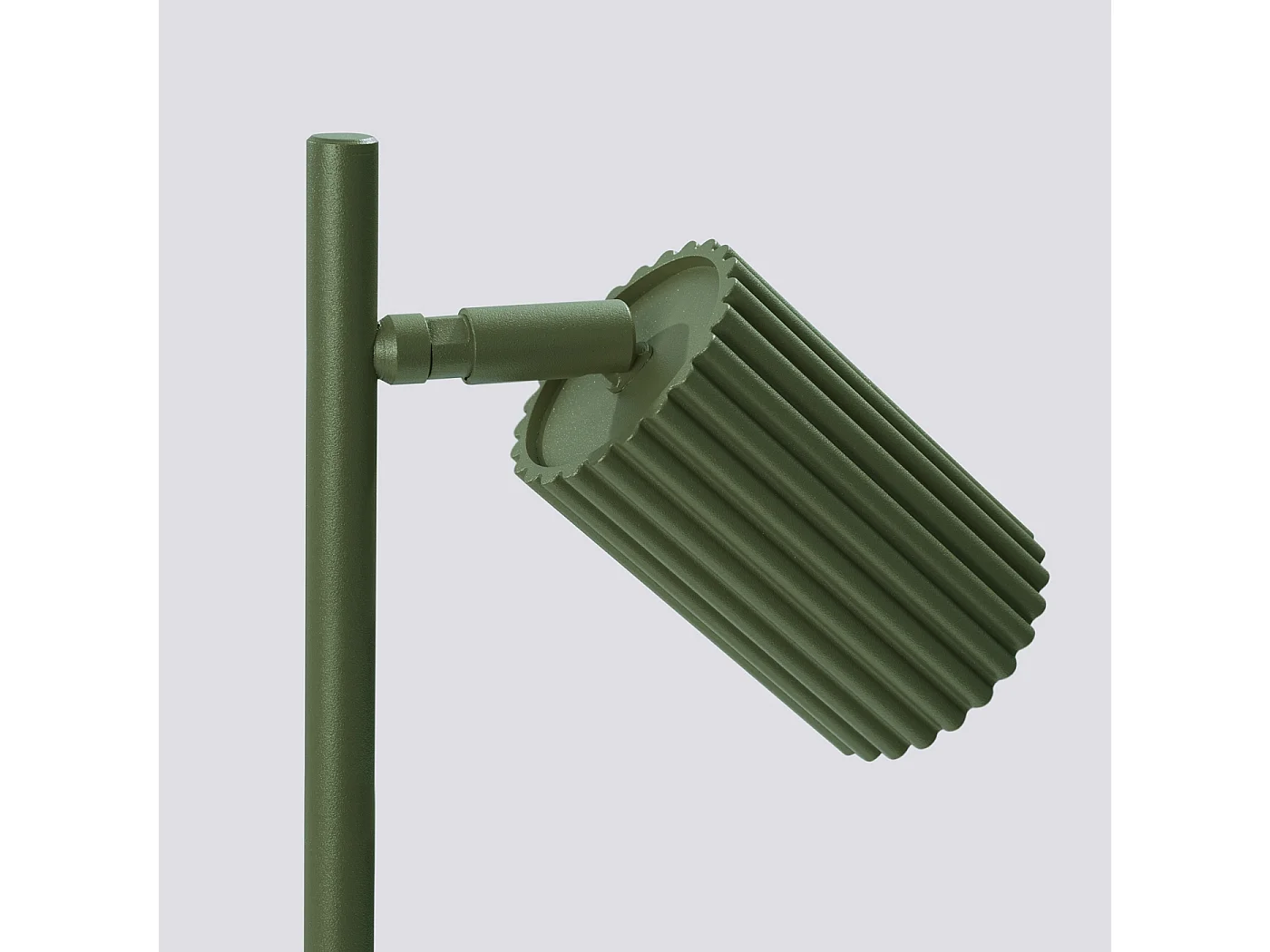 Lampe De Bureau Karbon Minimaliste En Aluminium - 1 Sources Lumineuses - L.14,5 X H.43 Cm - Vert Olive