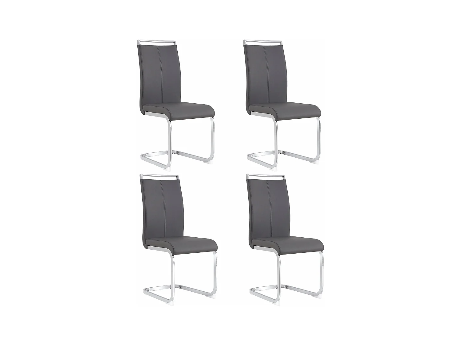 Chaise de bureau ergonomique- lot de 4,d52cm×h100cm
