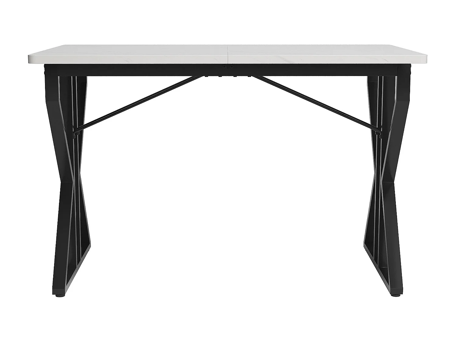 Table à manger moderne en marbre blanc,d119cm×h75cm