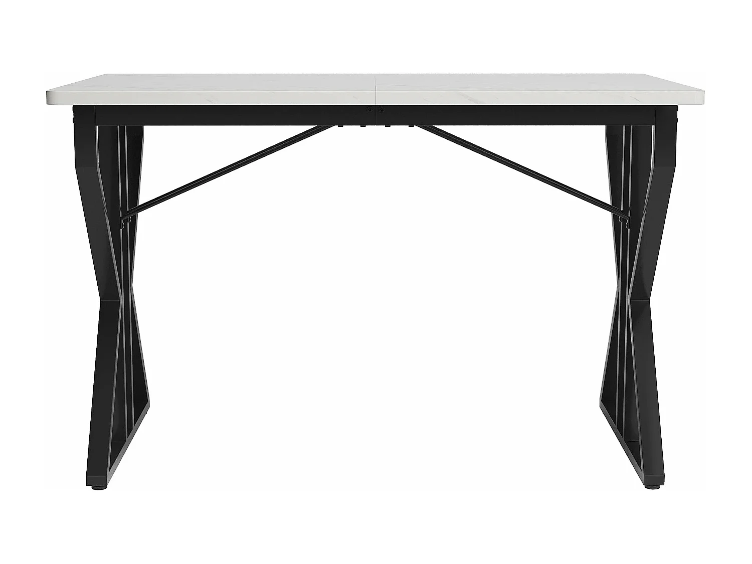 Table à manger moderne en marbre blanc,d119cm×h75cm