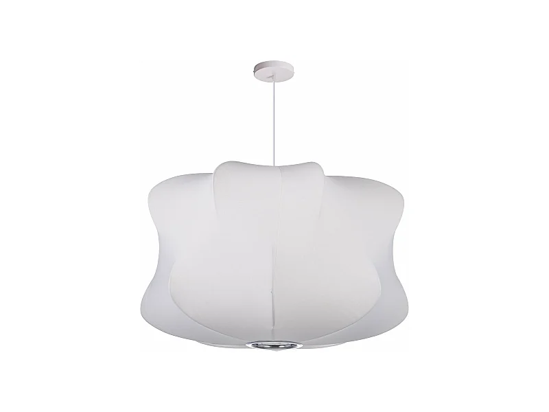 Suspension polyester,minimalist lampe de plafond pour salon cuisine chambre,blanc,d50cm x h27cm