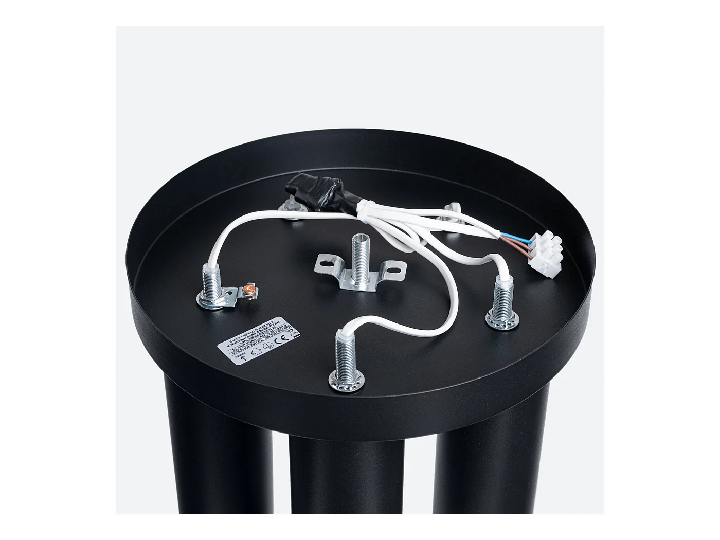 Plafonnier Lagos Moderne En Acier - 5 Sources Lumineuses - L.25 X H.33 Cm - Noir