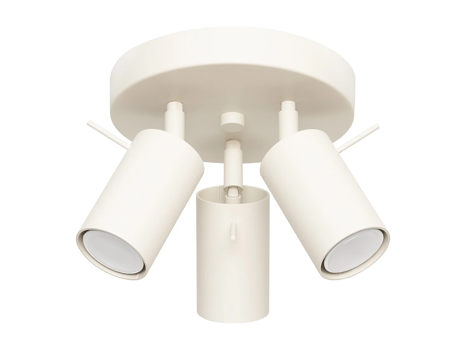 Plafondlamp Ring Modern Van  - 3 Lichtbronnen - L.19,5 X H.18,5 Cm - Beige