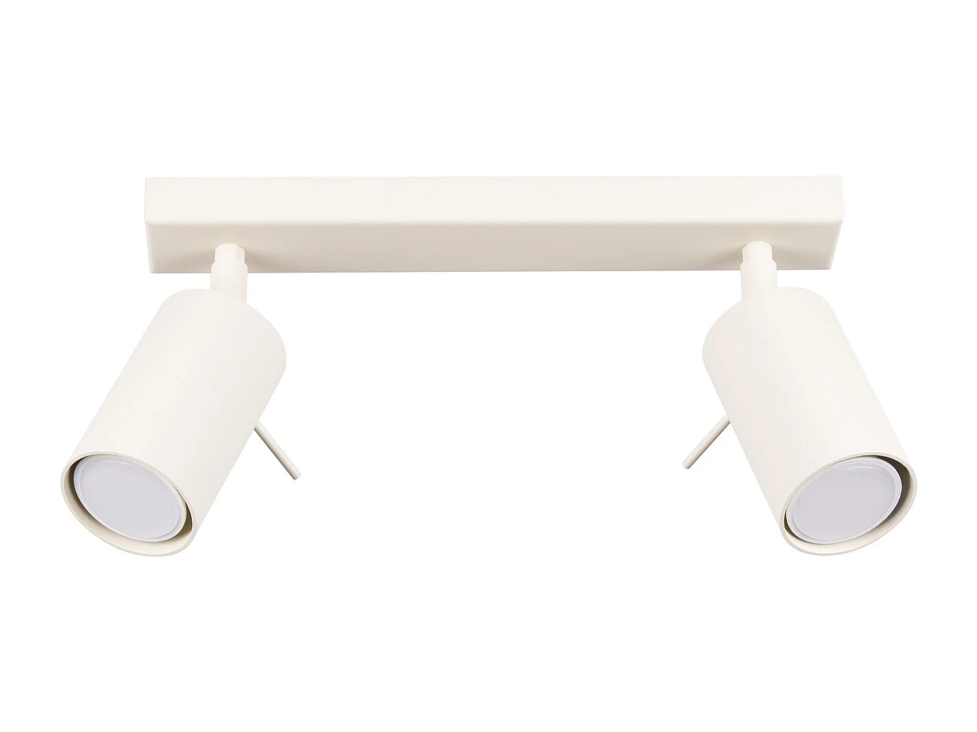 Plafondlamp Ring Modern Van  - 2 Lichtbronnen - L.30 X H.17 Cm - Beige