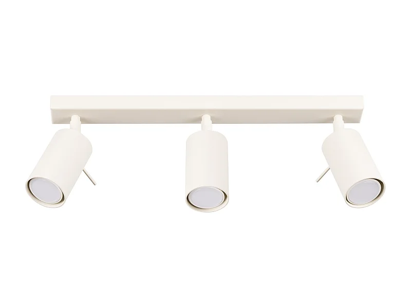 Lámpara De Techo Ring Moderno De Acero - 3 Fuentes Luminosas - L.45 X A.17 Cm - Beige