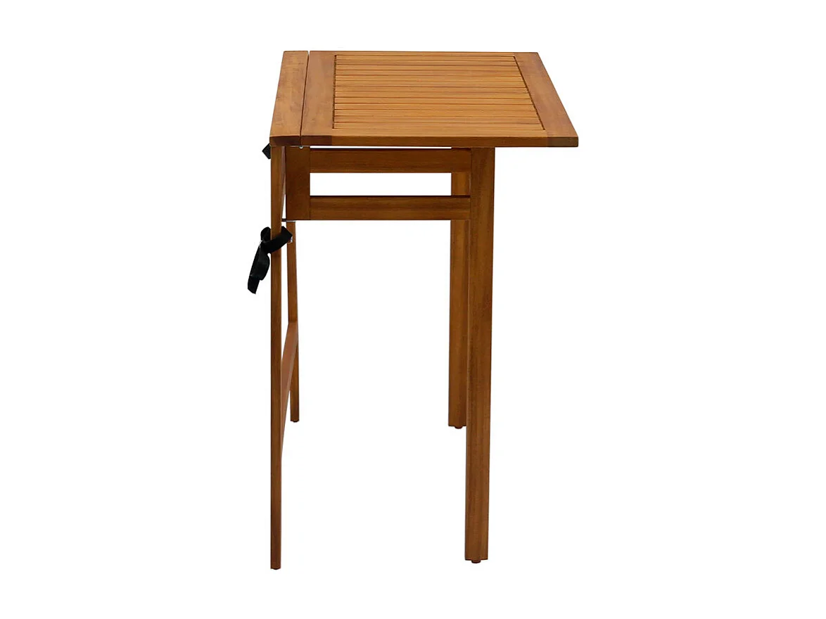 Mesa de balcón plegable de madera maciza 80 cm CARMEN